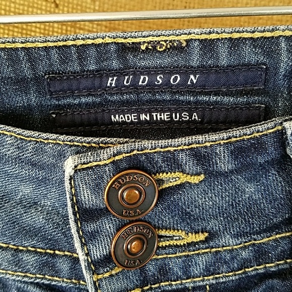 Hudson women's 28 signature bootcut elm blue denim - Picture 3 of 7